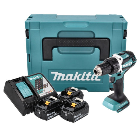 Makita DDF 484 RT3J akumulatorowa wiertarko-wkrętarka 18 V 54 Nm bezszczotkowa + 3x akumulator 5,0 Ah + ładowarka + Makpac