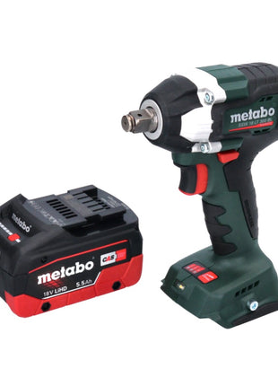 Visseuse à chocs sans fil Metabo SSW 18 LT 300 BL 18 V 300 Nm 1/2" sans balais + 1x batterie 5,5 Ah - sans chargeur