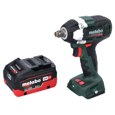 Metabo SSW 18 LT 300 BL Atornillador de impacto a batería 18 V 300 Nm 1/2" sin escobillas + 1x batería 8,0 Ah - sin cargador