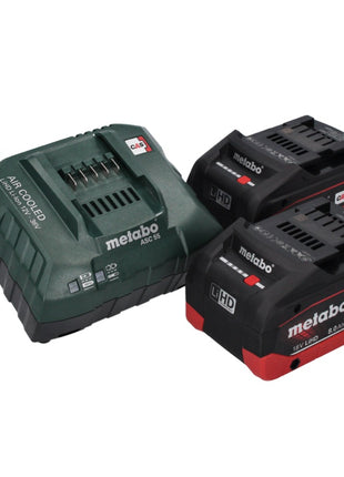 Metabo SSW 18 LT 300 BL Atornillador de impacto a batería 18 V 300 Nm 1/2" sin escobillas + 2x baterías 8,0 Ah + cargador