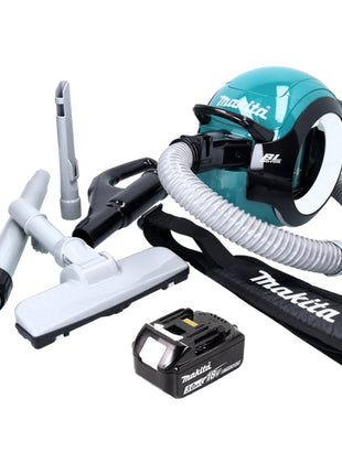 Makita DCL 501 F1 Akku Staubsauger 18 V Brushless + 1x Akku 3,0 Ah + Zubehör - ohne Ladegerät