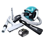 Makita DCL 501 F1 Akku Staubsauger 18 V Brushless + 1x Akku 3,0 Ah + Zubehör - ohne Ladegerät