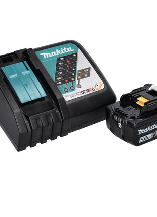 Aspirador a batería Makita DCL 501 RT1 18 V sin escobillas + 1x batería 5,0 Ah + cargador + accesorios