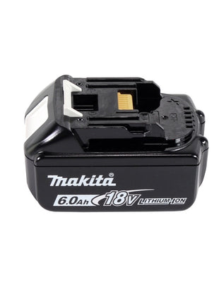 Aspirador de batería Makita DCL 501 G1 18 V sin escobillas + 1x batería 6,0 Ah + accesorios - sin cargador