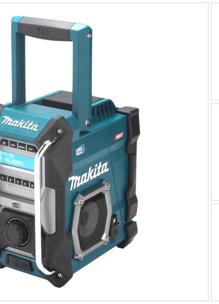 Makita MR 003 GZ Radio de chantier sans fil 12 V - 40 V DAB DAB+ FM 3,5 mm AUX USB IP64 - sans batterie, sans chargeur