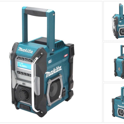 Makita MR 003 GZ Radio da cantiere a batteria 12 V - 40 V DAB DAB+ FM 3,5 mm AUX USB IP64 - senza batteria, senza caricabatterie