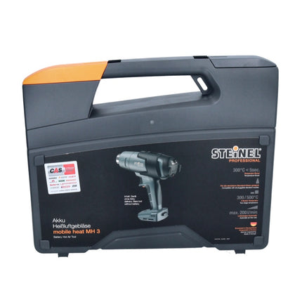 Steinel mobile heat MH 3 Akku Heißluftgebläse 18 V 300 / 500 °C CAS + 1x Akku 8,0 Ah + Koffer - ohne Ladegerät - Toolbrothers