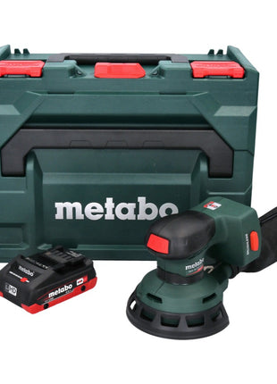 Lijadora excéntrica a batería Metabo SXA 18 LTX 125 BL 18 V 125 mm sin escobillas + 1x batería 4,0 Ah + metaBOX - sin cargador