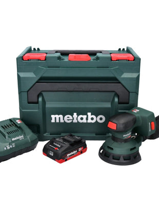 Metabo SXA 18 LTX 125 BL Ponceuse excentrique sans fil 18 V 125 mm Brushless + 1x batterie 4,0 Ah + chargeur + metaBOX