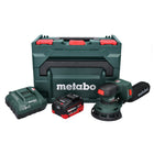 Metabo SXA 18 LTX 125 BL Akku Exzenterschleifer 18 V 125 mm Brushless + 1x Akku 5,5 Ah + Ladegerät + metaBOX