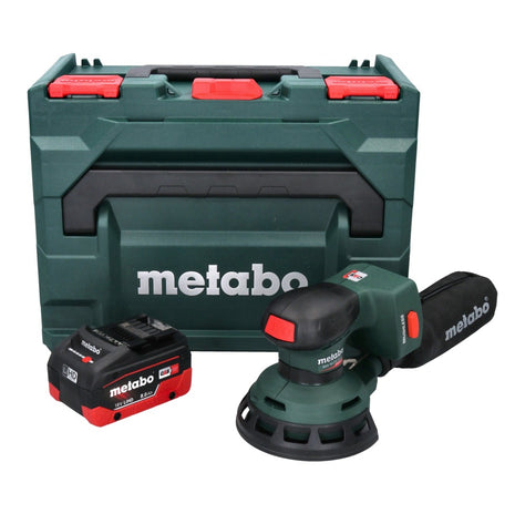 Metabo SXA 18 LTX 125 BL Ponceuse excentrique sans fil 18 V 125 mm Brushless + 1x batterie 8,0 Ah + metaBOX - sans chargeur