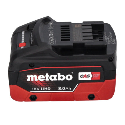 Metabo SXA 18 LTX 125 BL Levigatrice eccentrica a batteria 18 V 125 mm Brushless + 1x batteria 8,0 Ah + metaBOX - senza caricabatterie