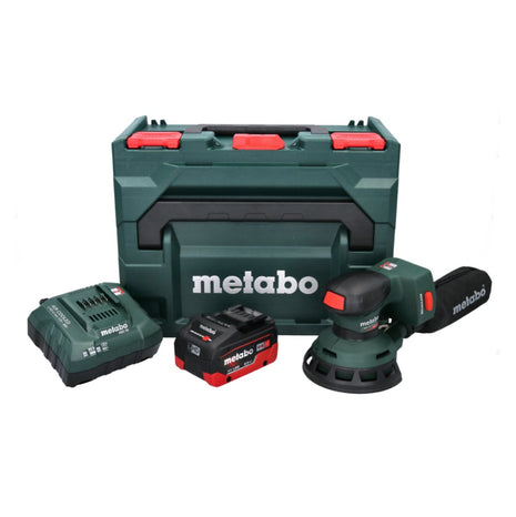 Metabo SXA 18 LTX 125 BL Akku Exzenterschleifer 18 V 125 mm Brushless + 1x Akku 8,0 Ah + Ladegerät + metaBOX