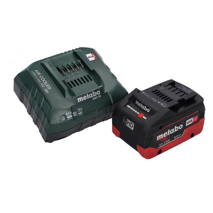 Metabo SXA 18 LTX 125 BL levigatrice rotorbitale a batteria 18 V 125 mm brushless + 1x batteria ricaricabile 8,0 Ah + caricatore + metaBOX