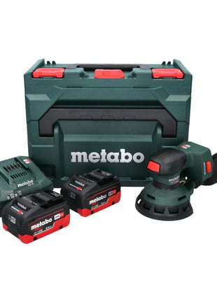 Metabo SXA 18 LTX 125 BL Akku Exzenterschleifer 18 V 125 mm Brushless + 2x Akku 8,0 Ah + Ladegerät + metaBOX