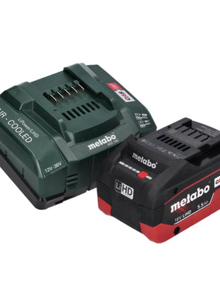 Metabo AS 18 L PC Compact Akku Sauger 18 V 6 l IPX4 Staubklasse L Nass und Trocken + 1x Akku 5,5 Ah + Ladegerät