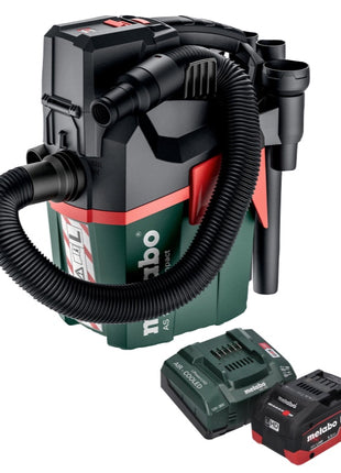 Metabo AS 18 L PC Compact Akku Sauger 18 V 6 l IPX4 Staubklasse L Nass und Trocken + 1x Akku 5,5 Ah + Ladegerät