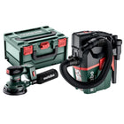 Metabo SXA 18 LTX 125 BL levigatrice rotorbitale a batteria 18 V 125 mm + AS 18 L PC Aspiratore compatto ( 691199000 ) - senza batteria, senza caricabatteria
