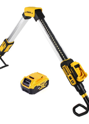 DeWalt DCL 045 N Akku Lampe LED KFZ Leuchte 12 / 18 V 1700 lm 0-360 Grad drehbare Halterung + 1x Akku 5,0 Ah - ohne Ladegerät