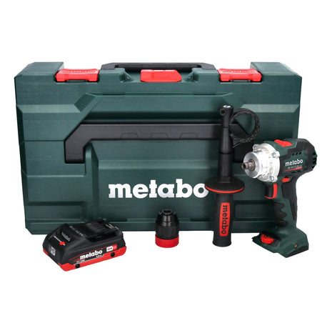 Metabo BS 18 LTX BL QI taladro atornillador a batería 18 V 130 Nm sin escobillas + 1x batería 4,0 Ah + metaBOX - sin cargador