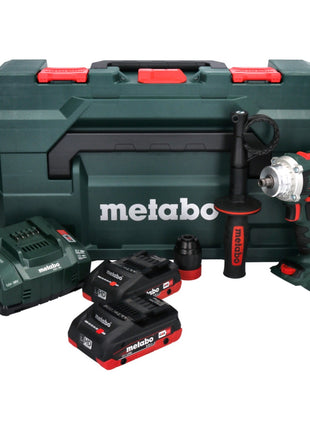 Metabo BS 18 LTX BL Q I Akumulatorowa wiertarko-wkrętarka 18 V 130 Nm bezszczotkowa + 2x akumulator 4,0 Ah + ładowarka + metaBOX