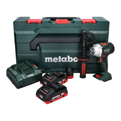 Metabo BS 18 LTX BL Q I Akumulatorowa wiertarko-wkrętarka 18 V 130 Nm bezszczotkowa + 2x akumulator 4,0 Ah + ładowarka + metaBOX