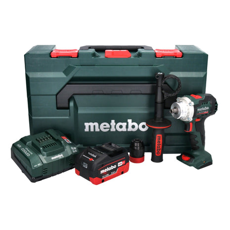 Metabo BS 18 LTX BL QI taladro atornillador a batería 18 V 130 Nm sin escobillas + 1x batería 5,5 Ah + cargador + metaBOX