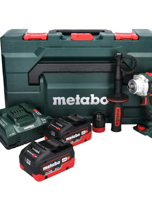 Metabo BS 18 LTX BL Q I Akumulatorowa wiertarko-wkrętarka 18 V 130 Nm bezszczotkowa + 2x akumulator 8,0 Ah + ładowarka + metaBOX