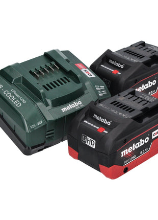 Metabo BS 18 LTX BL Q I Akumulatorowa wiertarko-wkrętarka 18 V 130 Nm bezszczotkowa + 2x akumulator 8,0 Ah + ładowarka + metaBOX