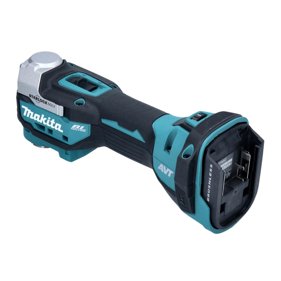Makita DTM 52 Z Utensile multifunzione a batteria 18V Starlock Max Brushless - senza batterie, senza caricabatterie