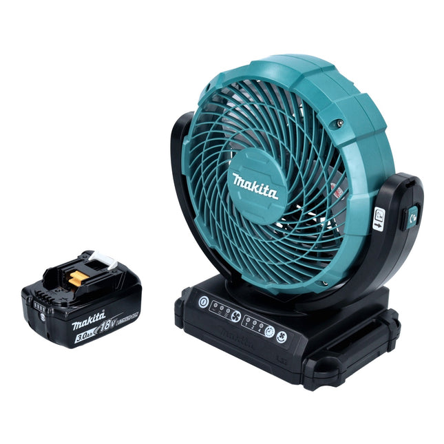 Makita DCF 102 F1 Akku Ventilator Lüfter 18 V 18 cm + 1x Akku 3,0 Ah - ohne Ladegerät - Toolbrothers