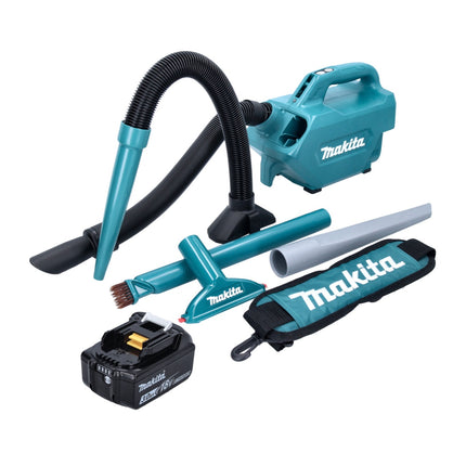 Makita DCL 184 F1 Akku Staubsauger 18 V 54 mbar 0,5 l + 1x Akku 3,0 Ah - ohne Ladegerät - Toolbrothers