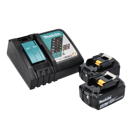 Aspiratore a batteria Makita DCL 280 FRM 18 V brushless + 2x batteria 4,0 Ah + caricabatterie