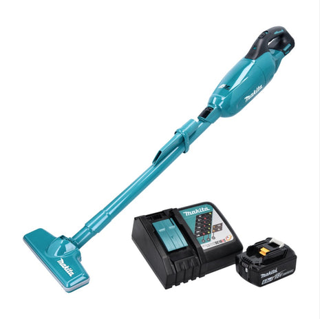 Makita DCL 280 FRG1 Aspirateur sans fil 18 V, Brushless + 1x Batterie 6,0 Ah + Chargeur