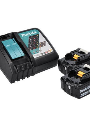 Aspirador de batería Makita DCL 280 FRG 18 V sin escobillas + 2x baterías 6,0 Ah + cargador