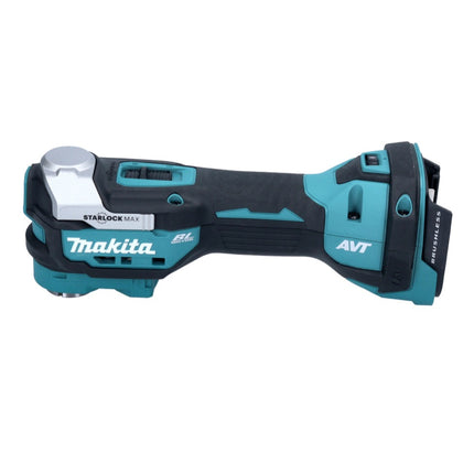 Utensile multifunzione a batteria Makita DTM 52 RA1J 18 V Starlock Max Brushless + 1x batteria ricaricabile 2,0 Ah + caricabatterie + Makpac