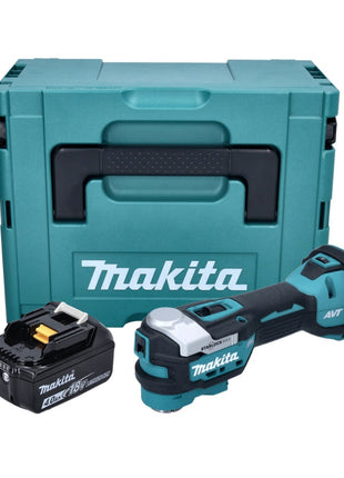 Makita DTM 52 M1J Akku Multifunktionswerkzeug 18 V Starlock Max Brushless + 1x Akku 4,0 Ah + Makpac - ohne Ladegerät - Toolbrothers