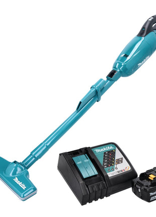 Makita DCL 281 FRT1 Akku Staubsauger 18 V Brushless + 1x Akku 5,0 Ah + Ladegerät - Toolbrothers