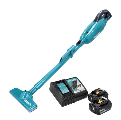 Makita DCL 281 FRG Akku Staubsauger 18 V Brushless + 2x Akku 6,0 Ah + Ladegerät - Toolbrothers