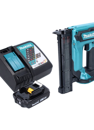 Makita DFN 350 RA1 Akku Stauchkopfnagler 18 V 15 - 35 mm + 1x Akku 2,0 Ah + Ladegerät