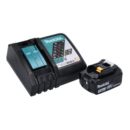 Makita DFN 350 RF1 chiodatrice verticale a batteria 18 V 15 - 35 mm + 1x batteria ricaricabile 3,0 Ah + caricabatterie