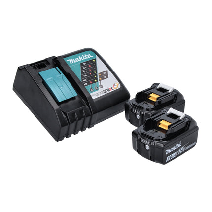 Makita DFN 350 RF chiodatrice verticale a batteria 18 V 15 - 35 mm + 2x batteria ricaricabile 3,0 Ah + caricabatteria