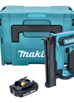 Makita DFN 350 A1J Akku Stauchkopfnagler 18 V 15 - 35 mm + 1x Akku 2,0 Ah + Makpac - ohne Ladegerät