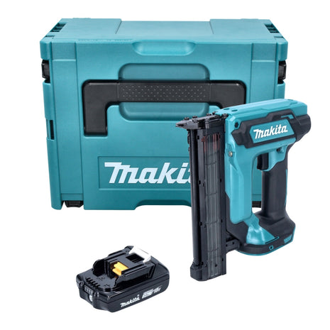 Makita DFN 350 A1J Akku Stauchkopfnagler 18 V 15 - 35 mm + 1x Akku 2,0 Ah + Makpac - ohne Ladegerät