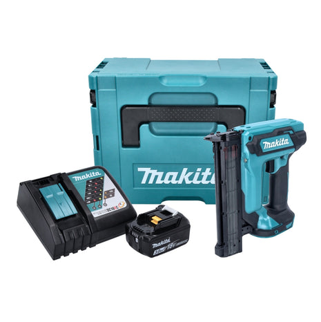 Makita DFN 350 RF1J gwoździarka akumulatorowa 18 V 15 - 35 mm + 1x akumulator 3,0 Ah + ładowarka + Makpac