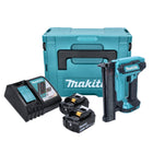 Makita DFN 350 RFJ chiodatrice verticale a batteria 18 V 15 - 35 mm + 2x batteria ricaricabile 3,0 Ah + caricatore + Makpac