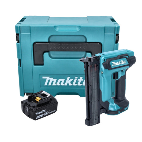 Makita DFN 350 T1J gwoździarka akumulatorowa 18 V 15 - 35 mm + 1x akumulator 5,0 Ah + Makpac - bez ładowarki