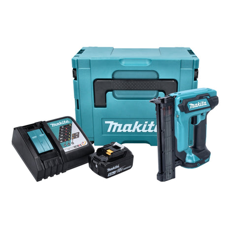 Makita DFN 350 RT1J Akku Stauchkopfnagler 18 V 15 - 35 mm + 1x Akku 5,0 Ah + Ladegerät + Makpac