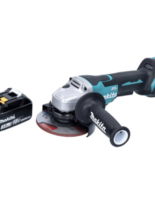 Makita DGA 515 F1 Akku Winkelschleifer 18 V 125 mm Brushless + 1x Akku 3,0 Ah - ohne Ladegerät