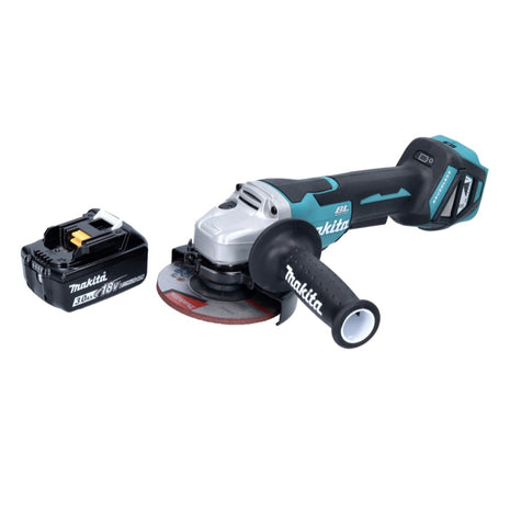 Amoladora angular a batería Makita DGA 515 F1 18 V 125 mm sin escobillas + 1x batería 3,0 Ah - sin cargador